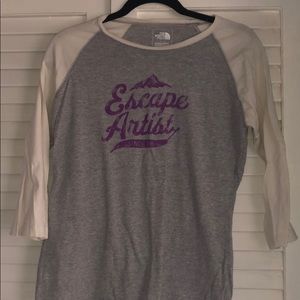 3/4 Sleeve North Face shirt